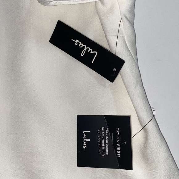 Lulu's Sleeveless Cocktail Dress Size XS Off White Party Evening Mini NWT‎ - Picture 7 of 9